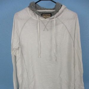 Hudson & Barrow NYC - White Hoodie, Large.